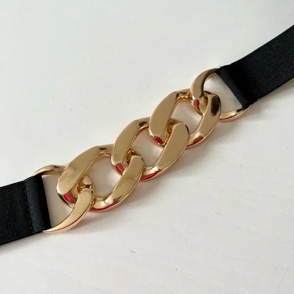 boutique | Accessories | Interlocking Gold Chain Elastic  display picture 1